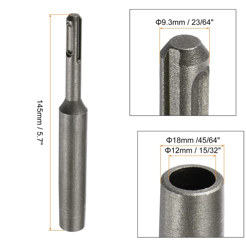 HARFINGTON Plus SDS Ground Rod Driver 23/64" for 15/32" Ground