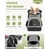 BIERPOER Dog Backpack Carrier for Small Dogs - Cat Backpack
