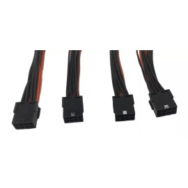 Deep In The Mines 4 Pack UL 1007 Wire 18AWG PCI-E 8pin to Dual 6+2pin Y-Splitter