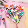 LOMIMOS 18pcs Mini Multicolor 4-in-1 Pens, Cute Ballpoint Pens Bulk