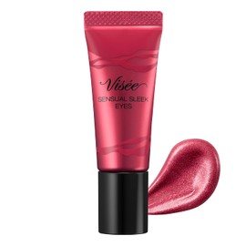 Visee RD-5 Sensual Sleek Eyes Eyeshadow, Unscented, Vivid Red, 0.3 oz (8 g) (x 1)