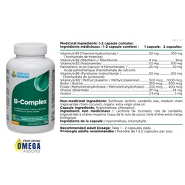 Platinum Naturals Platinum Naturals Vitamin B-Complex, 120 Vegan Capsules - Enhanced with Methyltetrahydrofolate for Optimal Absorption, Includes B1, B2, B6, B12 and Folate - Support for Energy, Brain & Heart Function
