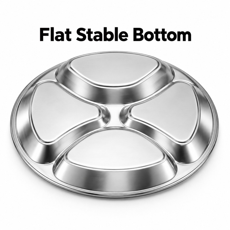 Stainless Steel Multi-Grid Plate Divider for Hot Pot & Food