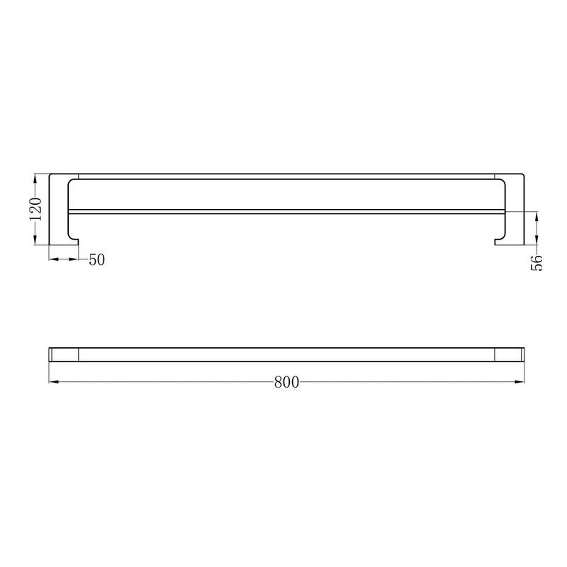 Stilform Soho Series Towel Rail (Chrome)
