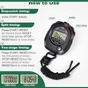 Fomatrade Digital Handheld Multi-Function Professional Electronic Chronograph Sports Stopwatch Timer