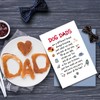 Supoeguk Cute Dog Dad Father's Day Card, Funny Father's Day