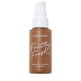 ColourPop Pretty Fresh Liquid Foundation - Hydrating Foundation with Medium, Buildable Coverage & a Natural Finish - Enriched with Hyaluronic Acid & Coconut Water - Deep Dark 190W (1 oz)