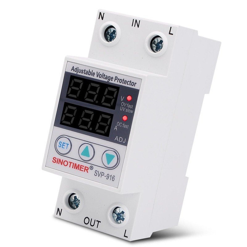 Multifunctional Adjustable Voltage Limit Current Protector Self Resetting Switch Dual
