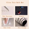 ACCUMTEK Bath Mat Rug, Ultra Thin Bath Rugs,Rubber Bath Mats