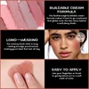 FOCALLURE Cream Blush Makeup,Buildable Blush Stick for Cheeks,Matte and Dewy