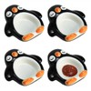 Bicuzat Cute Penguin Shaped Ceramic Sauce Dishes, Seasoning Dishes, Sushi