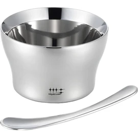 Yoshikawa YJ3360 Ice Cream Cup Set, Stainless Steel, Polishing Shop Syndicate