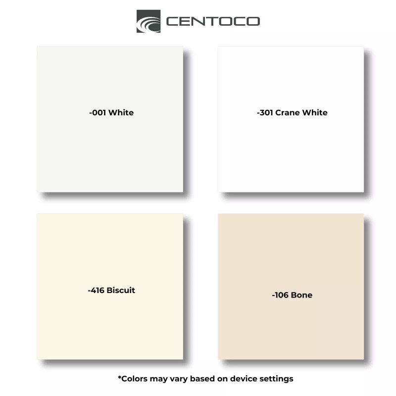 Centoco Elongated Toilet Seat Soft Close, Closed Front with Cover,