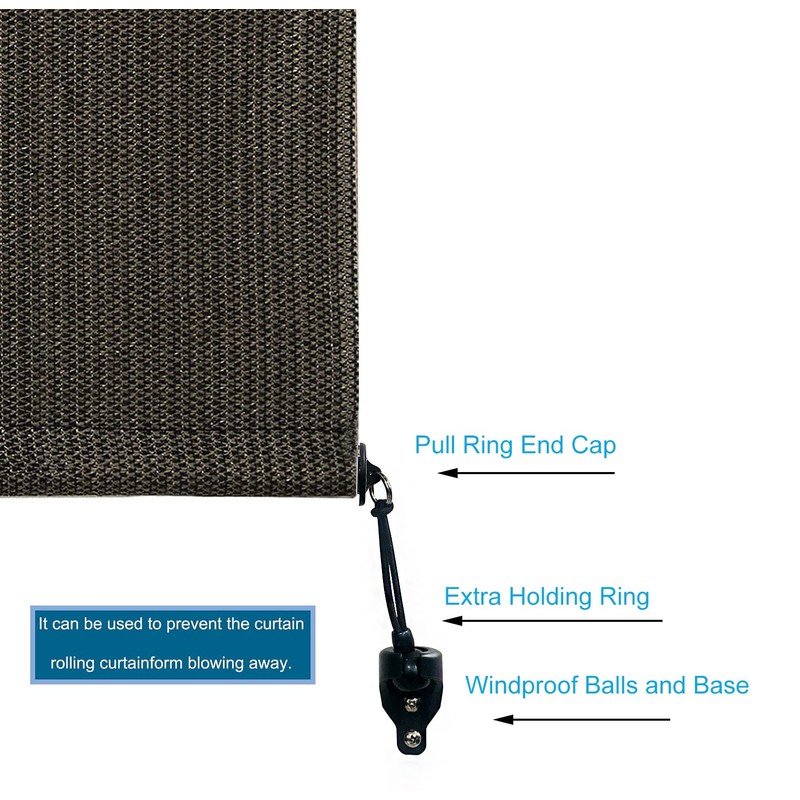 Universal Replacement Mounting Brackets of Exterior Sun Shades Outdoor/Indoor Roller