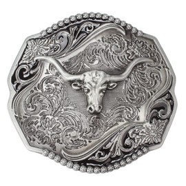 Bull Belt Buckle for Men, Longhorn Bull Belt Buckle, Bull Filigree Belt Buckle, Punk Bull Head Belt Buckle, Western Cowboy Belt Buckle, Best Man Belt Buckle, Wedding Belt Buckle