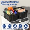 Yesdate Stackable Woven Plastic Storage Baskets, 6 Pack Container Tote