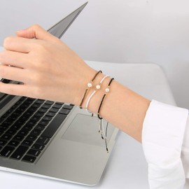 KELITCH New Friendship Bracelets Woven Strand Miyuki Beaded Bracelets for Women Bracelets Bangles (Dark Green)