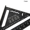 Beslands Aluminum 12 inch & 7 inch Rafter Square Carpenter