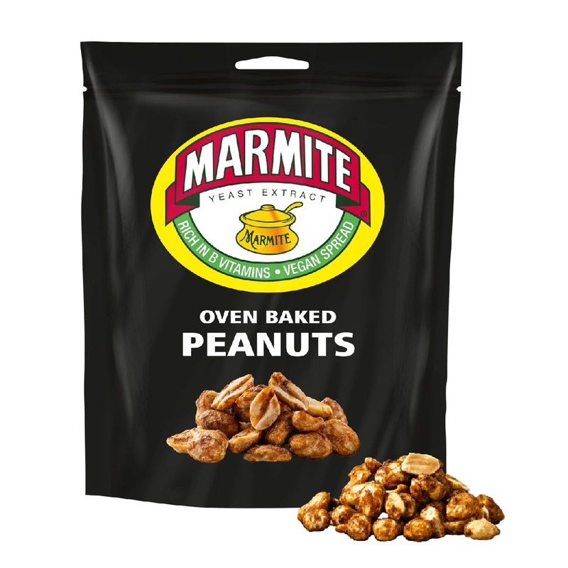 Peanut Snack Bundle with Marmite Oven Baked Peanuts 190g (2