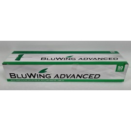 BluWing 21g Safety Blood Coll. Set w/Luer Adapter 50/BX Ref No MER2021 Long Exp.