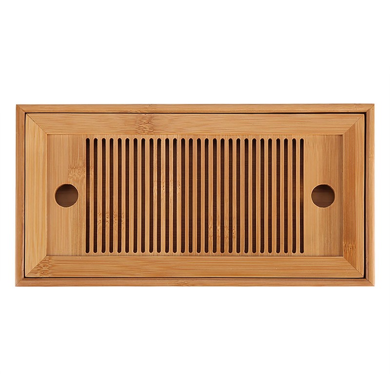 Bamboo Tea Tray Chinese Gongfu Tea Mini Serving Table for