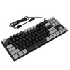 87 Key Mechanical Keyboard RGB Backlight Blue Switch Quick Response