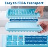 ARTLEO Ice Cube Tray with Lid and Bin for Freezer,