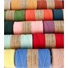 Likeecords 4 Skeins Braided Macrame Cotton Cord, 3mm x 100m,