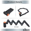 Foldable Bike Lock with Mount Bracket, 4-Digit Combination Anti Theft