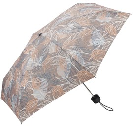 Pierre Cardin Petito Leaves Pocket Umbrella, taupe, Modern