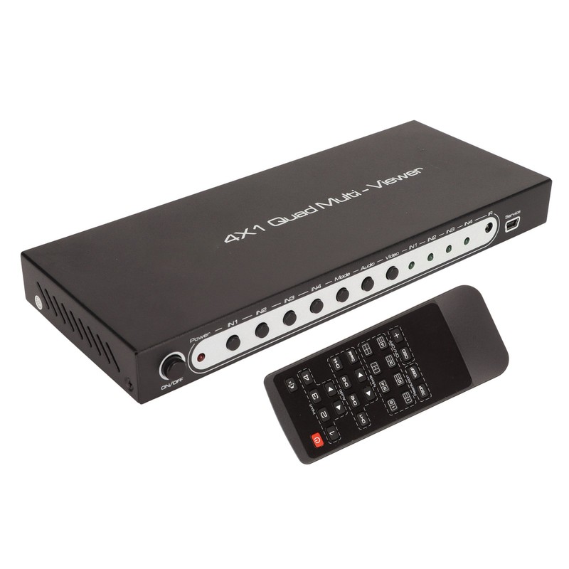 HD Multimedia Interface 4x1 Quad Multi Viewer 4 in 1