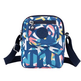 FAVORTALK Lightweight Nylon Women's Shoulder Bag Waterproof Crossbody Bag Shoulder Bag with Multiple Pockets for Women, B38308