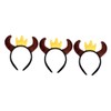 ABOOFAN 3 Pcs Party Headdress Fashion Hair Hoop Ox Horn