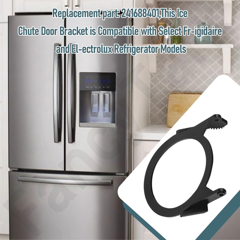 241688401 Refrigerator Ice Chute Dispenser Door Seal Flap Assembly Replacement