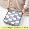 FUNKID socks Organizer, Foldable Drawer Organizer for panties or Socks,