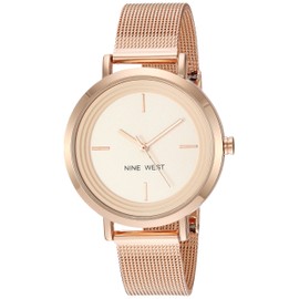 Nine West Mesh-Armbanduhr für Damen