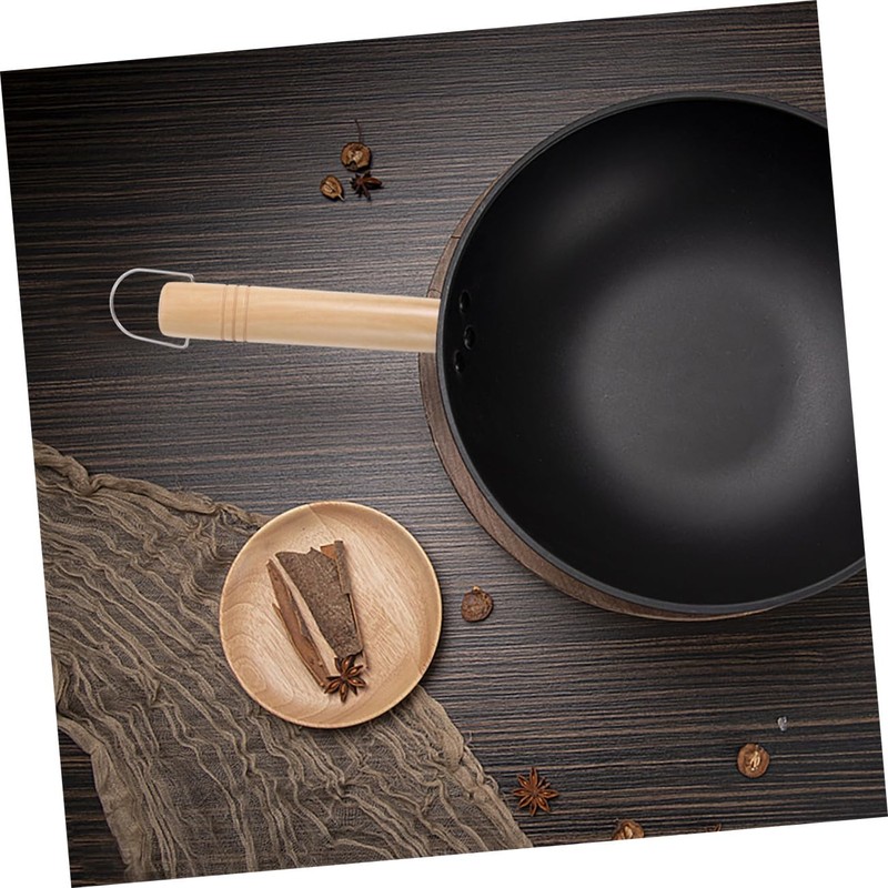 LABRIMP 3sets Wooden Replacement Handles for Pots Scald Heat Insulated