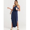 ANRABESS Women’s Casual Summer Maxi Dress Sexy Slit Side Sleeveless
