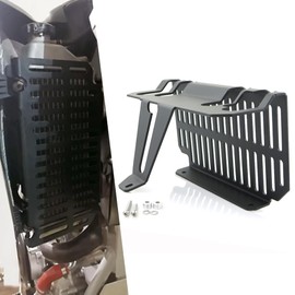 Xitomer Protector de radiador de aluminio, apto para Yamaha WR250R WR250X 2008 2009 2010 2011 2012 2013 2014 2015 2016 2017 2018 2019, cubierta de radiador/protector (negro)