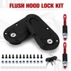 Hypertune Universal Racing Car Flush Hood Latch & Pin Kit