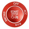 ZYHW Aluminum Push Start/Stop Engine Button Cover Trim, One Click