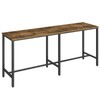 YATINEY 78.7" Long Bar Table, Counter Bar Height Table, High
