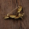 DEARMAMY Vintage Hawk Brooch Pin for Men Women, 2Pcs 4th