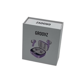 Groovz True Wireless In-Ear Earbuds with Charging Case - Lavender