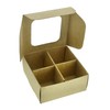 Gretel Mini Truffle Boxes with Window and Dividers - Extra