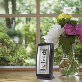 AcuRite 00831A2 Digital Thermometer with Indoor / Outdoor Temperature,Black