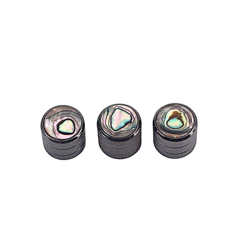 Alnicov Guitar Knobs 6MM Shaft Pots- Brass Dome Control Knobs