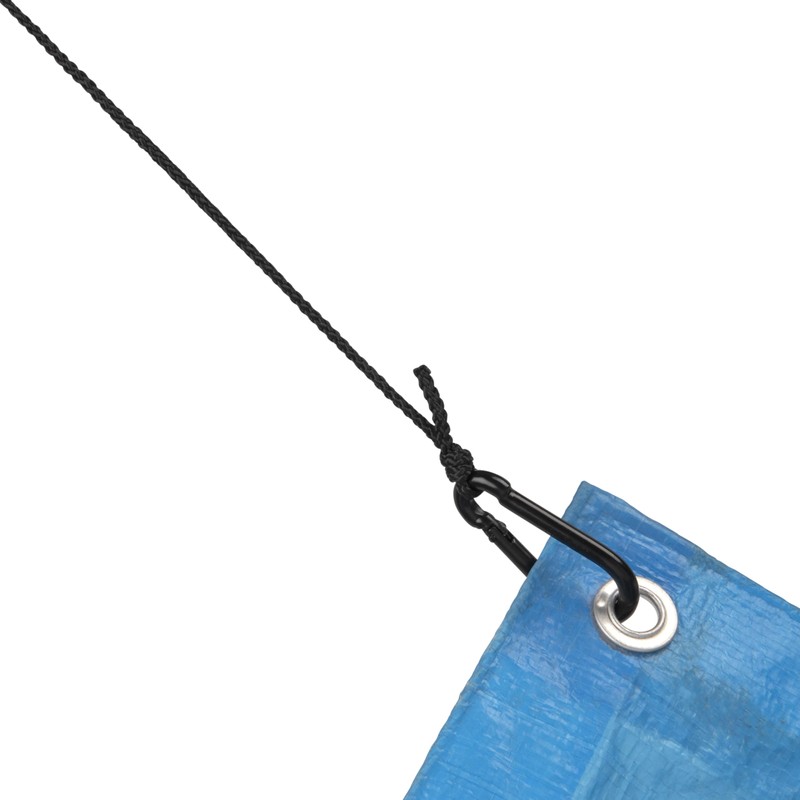 Allen Company Hoist Rope, 25-Feet Long, Black