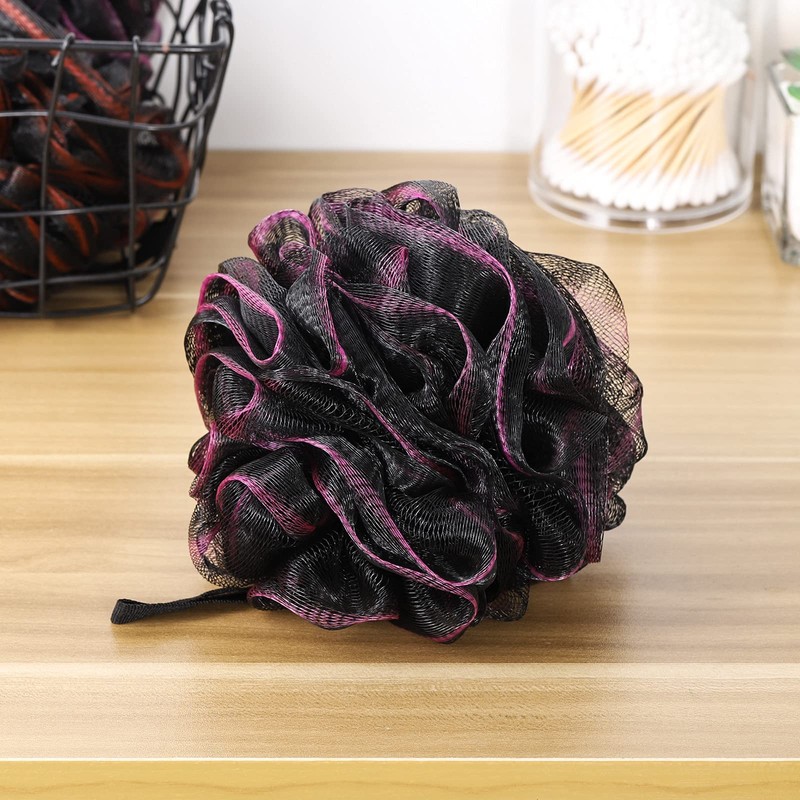 Juego de 6 esponjas de ducha para baño, esponja exfoliante