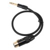 XLR to 6.35mm Cable Female to Male Gold Plated XLR